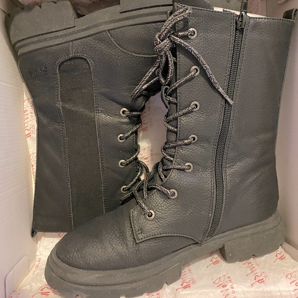 Blowfish Black Saddlerock Boots Youth Sz 4